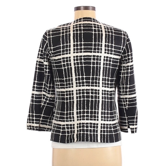 Pendleton Blazer Black White Plaid Light Jacket - Picture 2 of 2